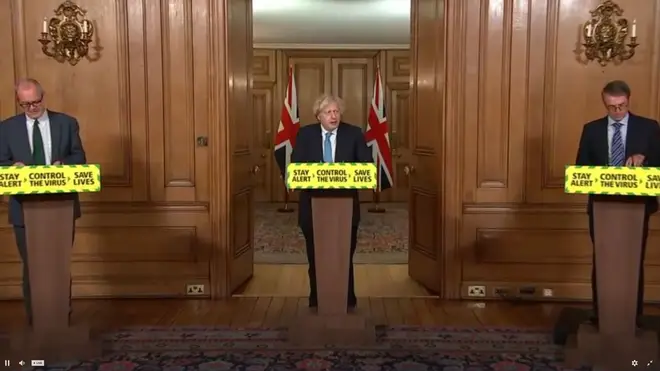 Boris Johnson led the coronavirus briefing today