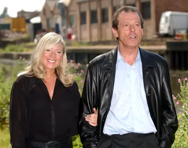 Leslie Grantham and Letitia Dean in 2003