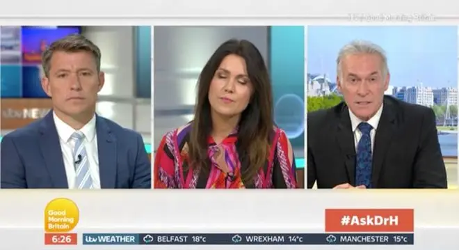 Dr Hilary chatted to Susanna Reid and Ben Shephard on today's GMB