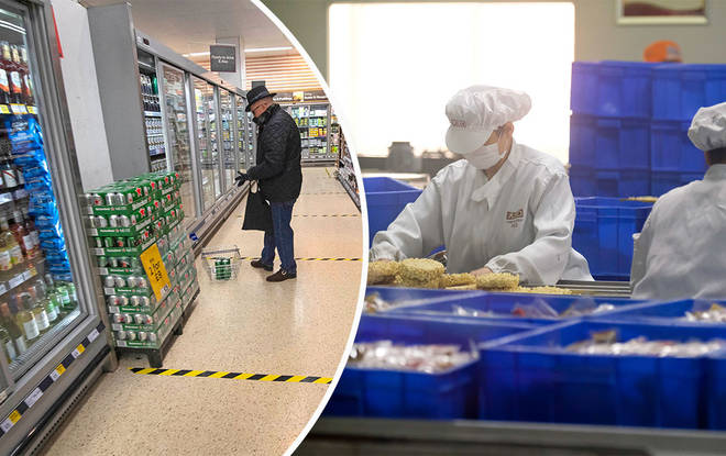 The factory provides UK supermarkets with ready meals