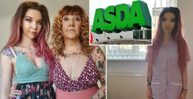 The mum and daughter were told their outfits were 'inappropriate'