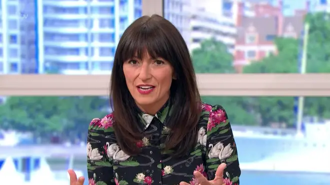 Davina McCall is standing in for Holly Willoughby today