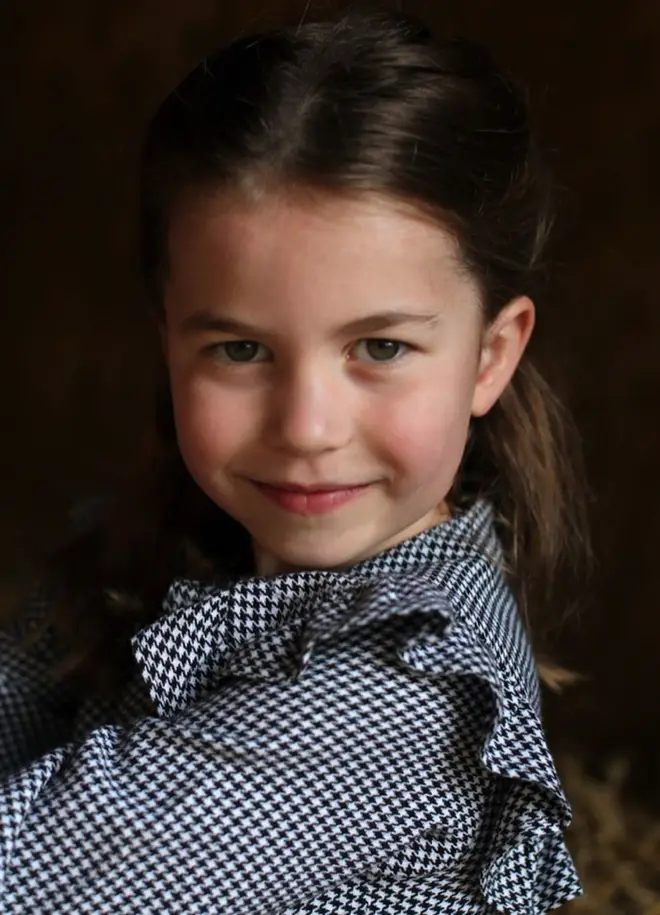 Princess Charlotte has previously been compared to her father, Prince William