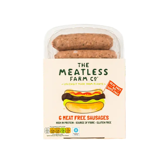 The Meatless Farm and Co sausages