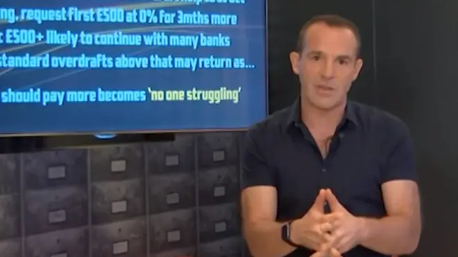 Martin Lewis has issued a warning to those in their overdraft