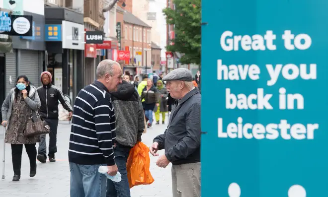 The people of Leicester will have to go back to an earlier stage of lockdown