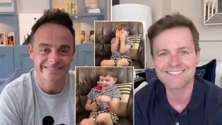 Ant and Dec surprised a five-year-old boy via video chat