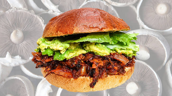 This delicious take on a mushroom burger is ready in minutes