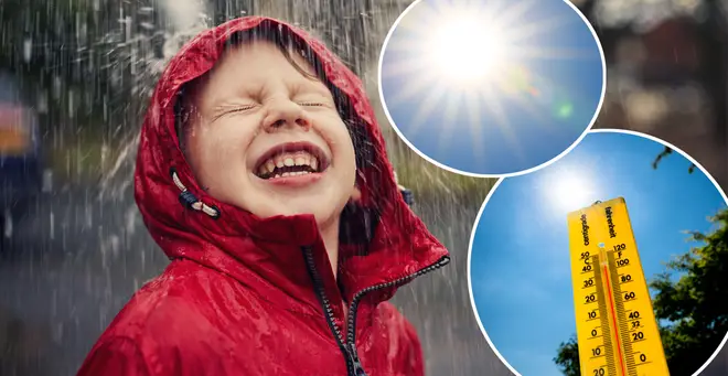 The July weather looks set to get off to a confusing start (stock images)
