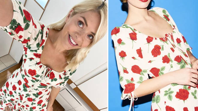 Holly Willoughby's floral dress is from Coco Fennell