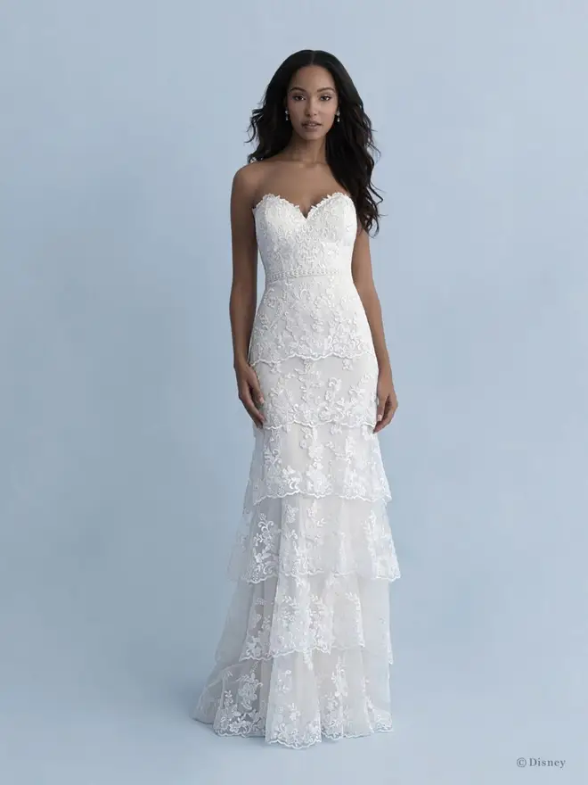Tiana inspired wedding dress