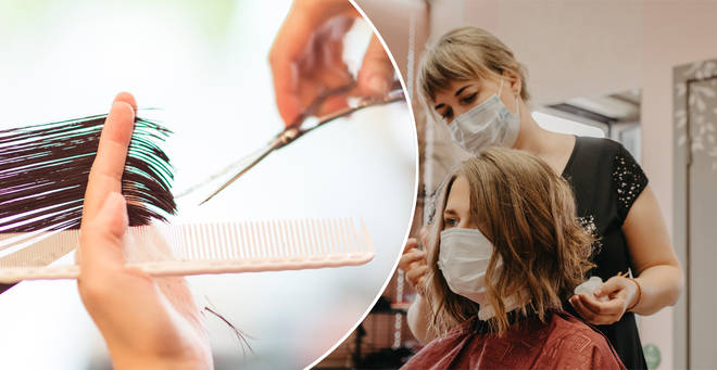The rules on mobile hairdressers during lockdown (stock images)