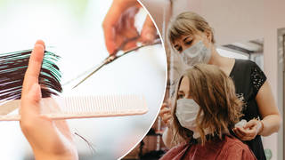 The rules on mobile hairdressers during lockdown (stock images)