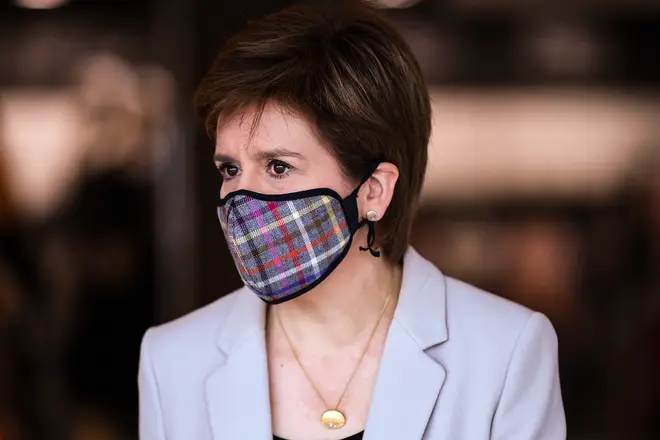 Nicola Sturgeon announced today the public will be told to wear face coverings in shops