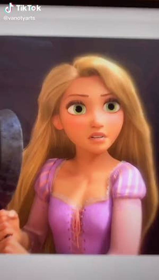 Rapunzel before