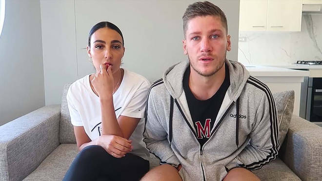 Tayla Damir and Dom Thomas announced their break up on YouTube