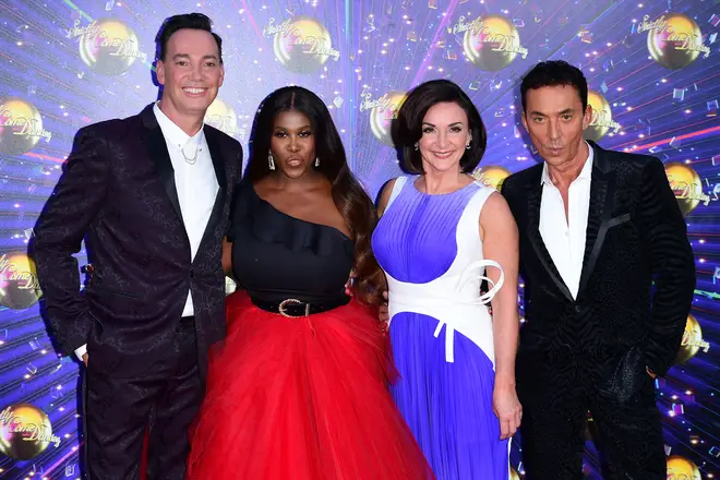 Shirley with her Strictly co-stars