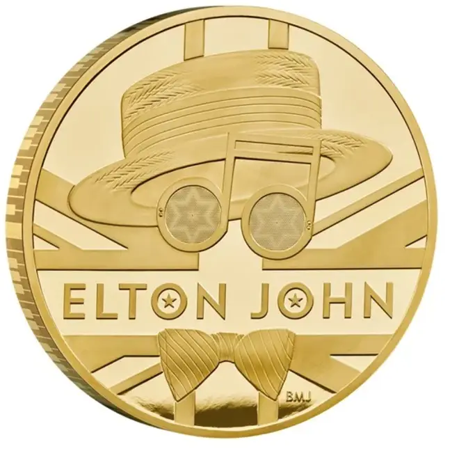 The Elton John kilo gold proof coin retails at an eye-watering £68,865