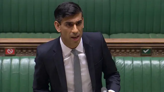 Rishi Sunak made a speech in the House of Commons today