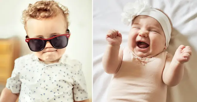 The most popular fashion and beauty-inspired baby names have been revealed (stock images)