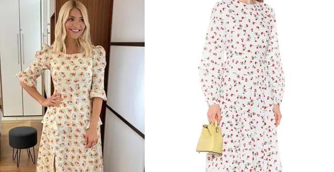 Holly Willoughby's floral dress is from Rixo