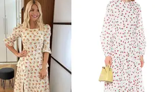 Holly Willoughby's floral dress is from Rixo