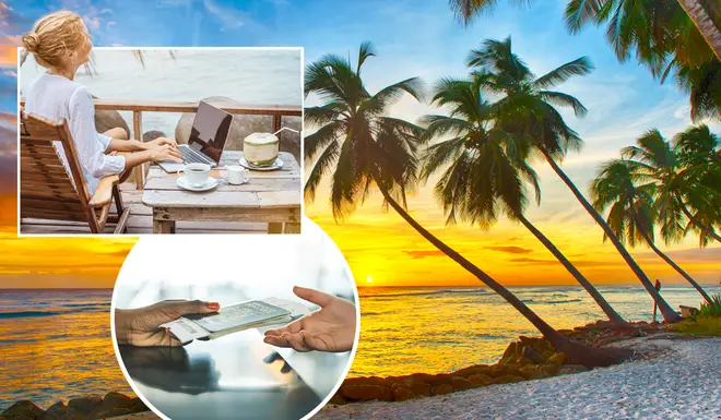 You can now move to Barbados for a year, and work from home