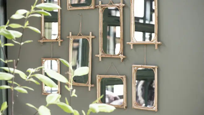 Bamboo Rectangle Mirror