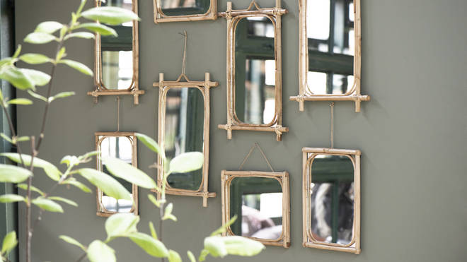Bamboo Rectangle Mirror