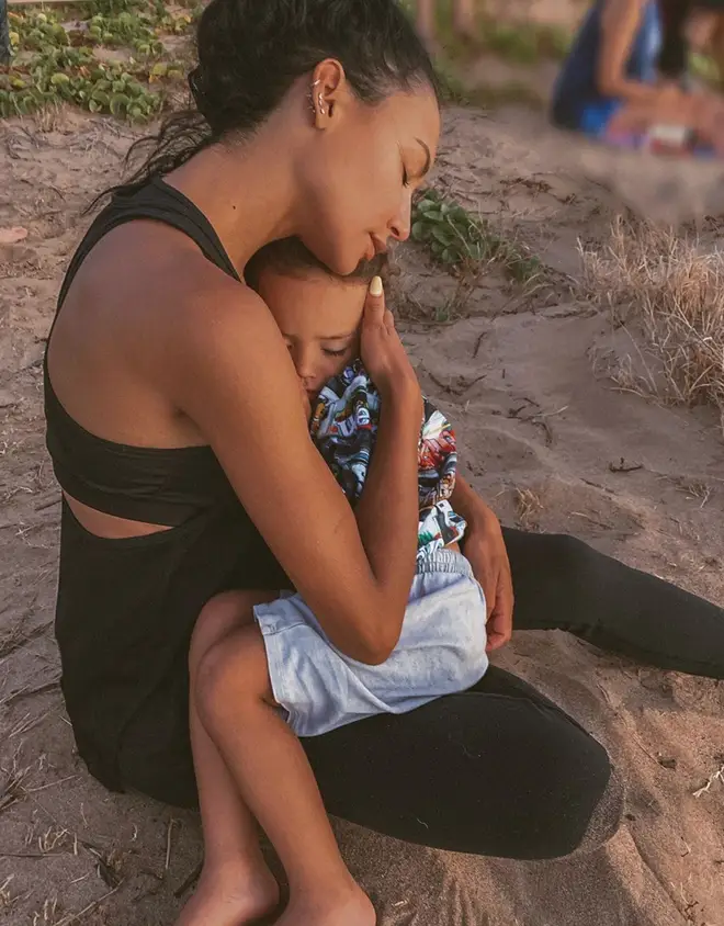 Police said Naya mustered energy to get her son back on the boat