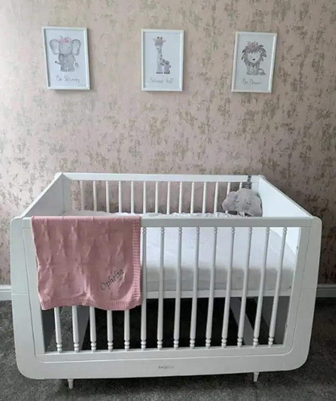 Millie has got a nursery for her baby due in September