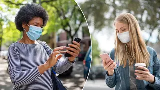 How to open your phone while wearing a mask