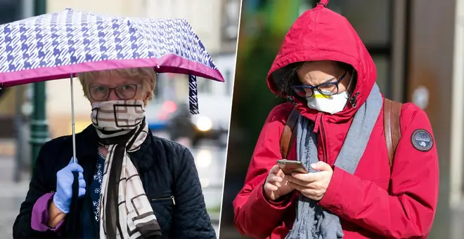 Experts have warned against wearing scarves as face masks
