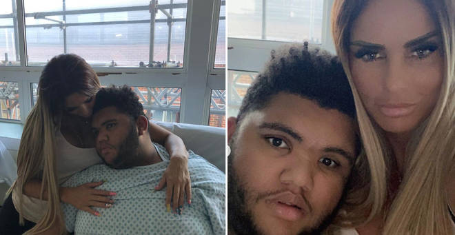 Harvey Price has been in hospital since last Sunday