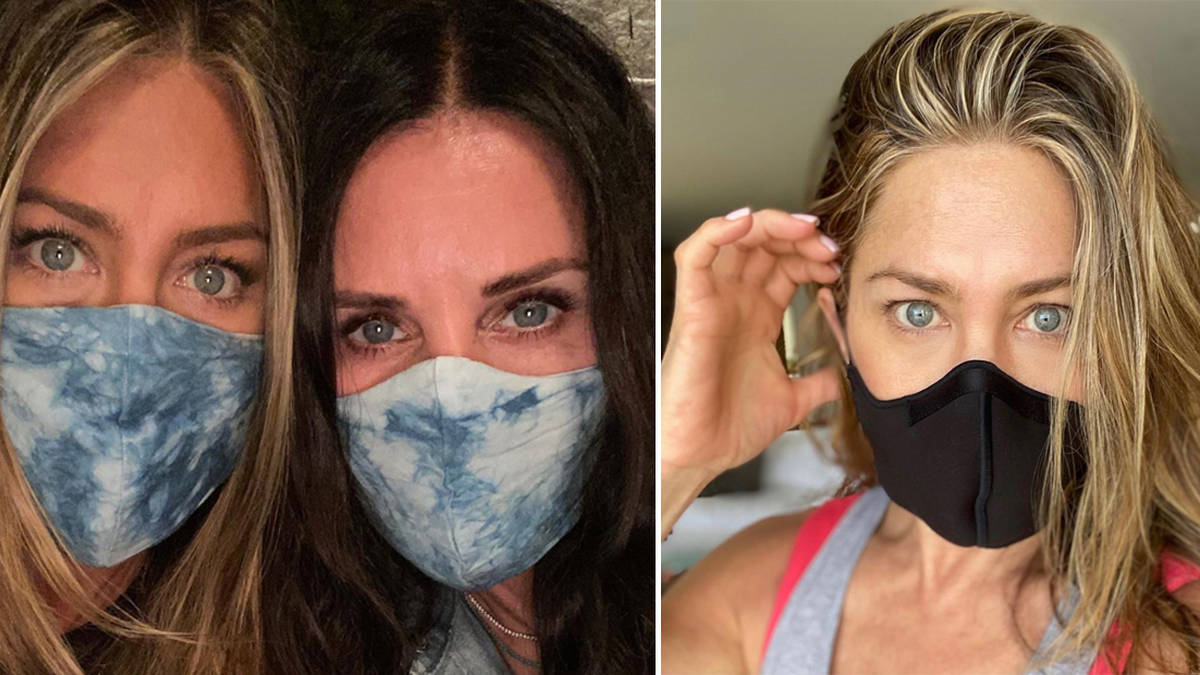Jennifer Aniston Urges Fans To Wear Face Masks After