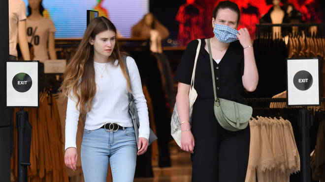 Shoppers will have to wear face masks from Friday