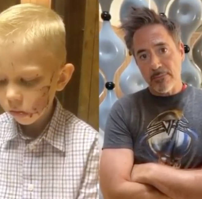 Robert Downey Jr surprised Bridger with a special video message