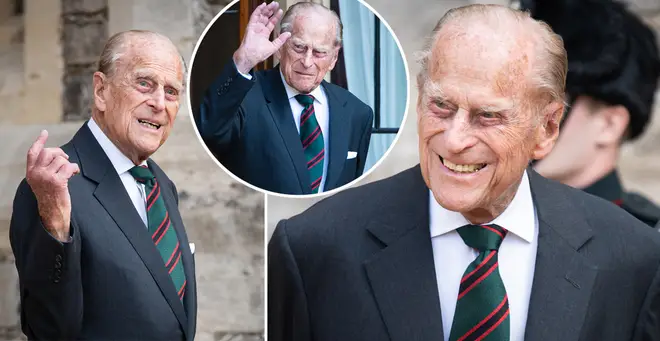 Prince Phillip stepped out for a rare public appearance today