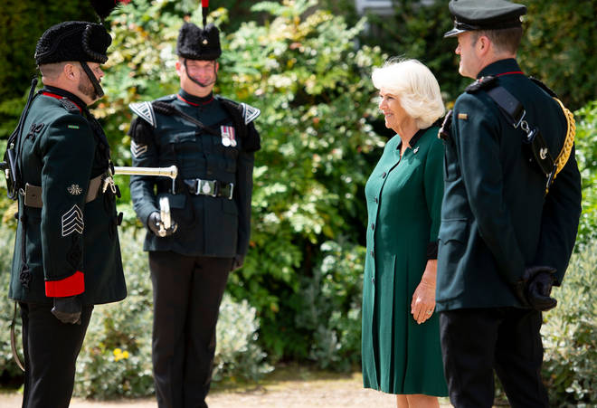 The Duchess of Cornwall attended a ceremony 100 miles away