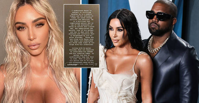 Kim Kardashian has spoken out about Kanye West's bi-polar