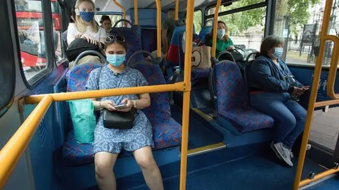 Face masks on public transport are already mandatory