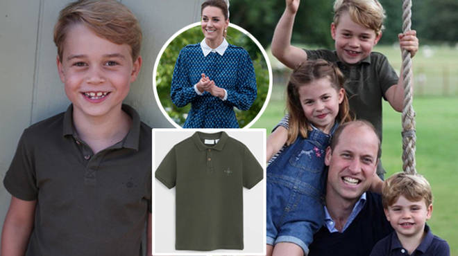Prince George dressed in high-street for his new birthday pictures