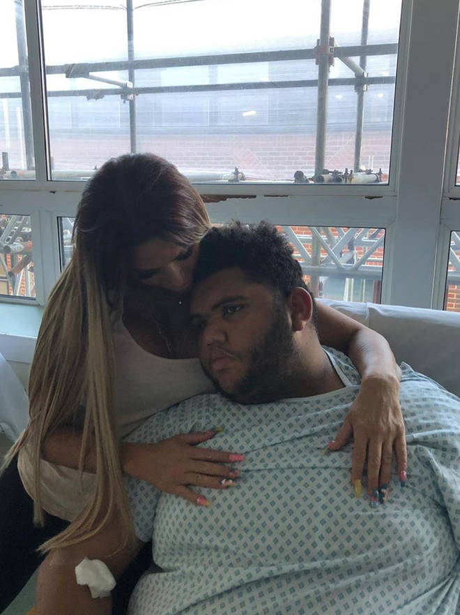 Harvey Price spent 10 days in hospital after suffering from reported breathing problems and a high temperature