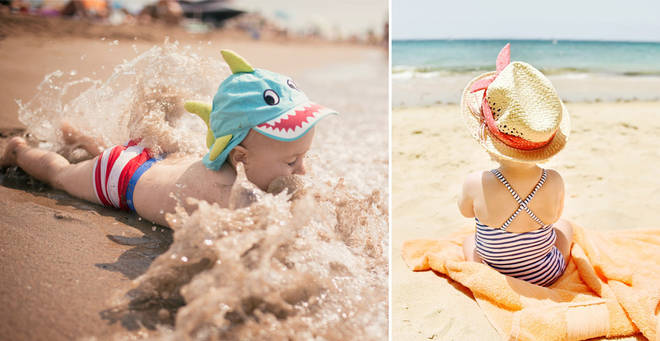 The most popular beach-themed baby names have been revealed (stock images)