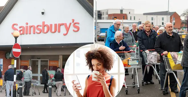 Sainsbury's is trialling a virtual queueing system