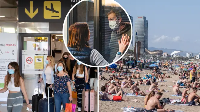 People returning from Spain to the UK are now required to quarantine for two weeks