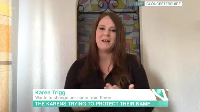 Karen Trigg appeared on This Morning