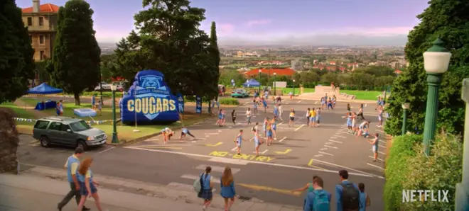 The Los Angeles Country Day High School was filmed at the University of Cape Town