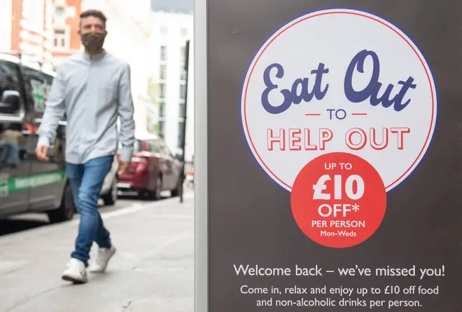Eat Out To Help Out gives diners 50 per cent off their meals