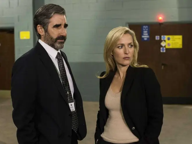 John Lynch and Gillian Anderson in The Fall